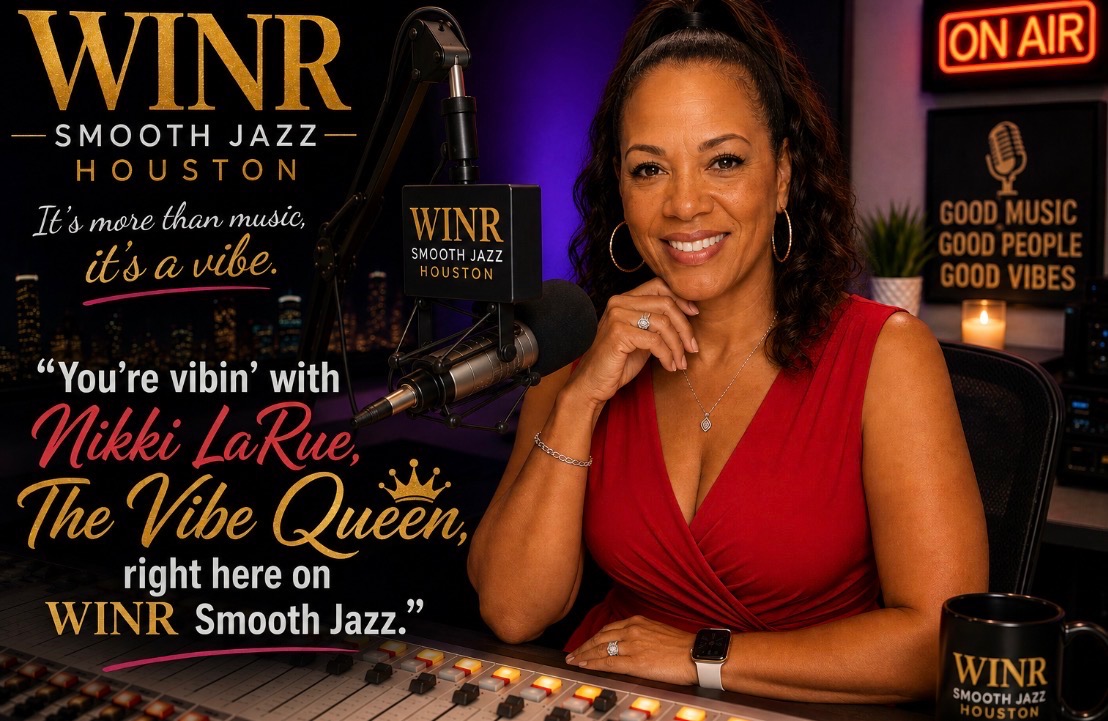 Nikki LaRue in the WINR studio